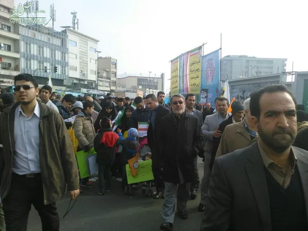 حضور وزیر کشور در راهپیمایی