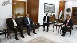 فیلم/ادای احترام امیرعبداللهیان در محل شهادت حاج‌قاسم سلیمانی