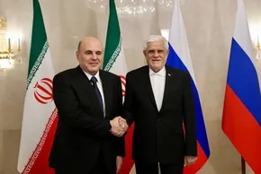 فیلم| دیدار لاریجانی و معاون نخست‌وزیر روسیه در تهران