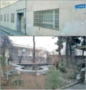 عکس/ داربست‌های اطراف دانشگاه تهران فروریخت