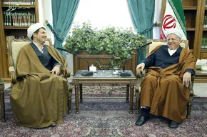 عکس/ مهدی هاشمی در مراسم یادبود بیت‌رهبری
