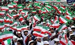 مردم وفادار در جشن ۴۵ سالگی انقلاب اسلامی هم به میدان آمدند+فیلم و عکس