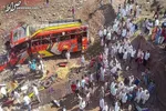 15 کشته در سقوط اتوبوس به دره