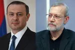 لاریجانی با دبیرکل حزب‌الله لبنان دیدار کرد