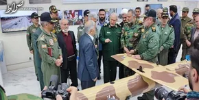 فیلم| لحظه انهدام یک فروند موشک کروز در آسمان ایران
