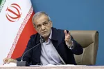 عیادت پزشکیان از سقاب اصفهانی