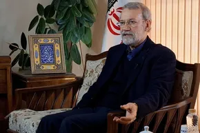 فیلم | استقبال گسترده مردمی از لاریجانی در فرودگاه بیروت