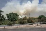 شمال و جنوب اسرائیل در آتش می‌سوزد