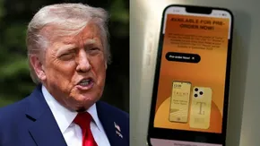 فیلم/ ترامپ همسرش را مجبور به لبخند زدن کرد