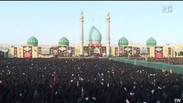 دعای خاص آیت‌الله جوادی آملی هنگام اقامه نماز بر پیکر رهبر شهید + فیلم