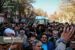 تصاویر/ تشییع پیکر اولین شهید سال ۱۳۹۷