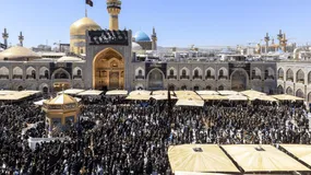اجتماع میلیونی زائران در حرم امام رضا(ع) + عکس و فیلم