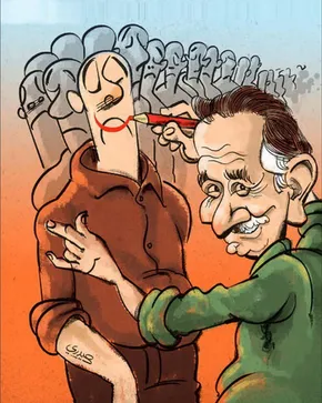 عکس / گریم جدید دو بازیگر طنز