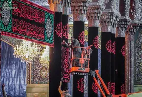 تصاویر/ عزاداری فاطمیه در هیئت رهروان غدیر