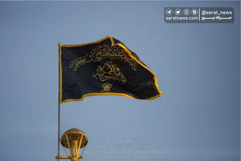 تصاویر | مراسم تعویض پرچم حرم مطهر حضرت فاطمه معصومه(س)