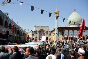 تصاویر | عشق در سایه‌سار حرم