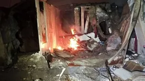 فیلم/ جزئیات انفجار مواد محترقه و تخریب منزل مسکونى در قزوین