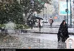 بارش برف و باران در ۳۰ استان