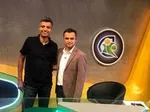 فردوسی‌پور از اینجا فینال را گزارش می‌کند+عکس