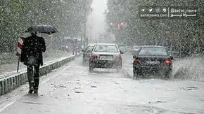 تصاویر| آسمان بارانی کربلا
