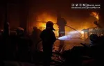 آتش سوزی گسترده در شرکت علمی تحقیقاتی اصفهان
