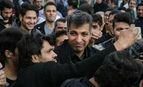 عکس/مرحوم حجازی وپورحیدری دریک عروسی