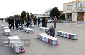 تصاویر| تشییع پیکر مطهر پاسدار شهید «مهدی حیدری»