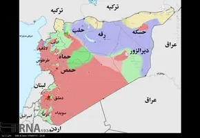 عکس/سردار همدانی در حال تشریح وضعیت سوریه