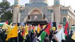 اکران دیوارنگاره جدید میدان فلسطین