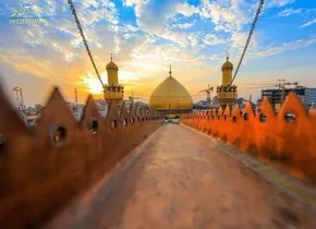 فیلم/ حال و هوای نجف اشرف و روضه‌خوانی در صحن