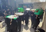 عکس / خاله شادونه مجری معروف برنامه‌ کودک در مراسم عزاداری