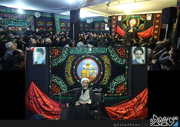  هیئت محبین الفاطمه با سخنرانی حجت الاسلام طائب