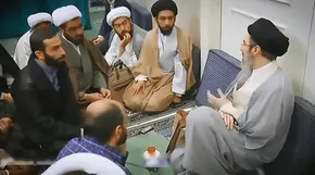 تصاویر| آخرین تصاویر رهبر انقلاب در مراسم اربعین حسینی