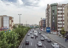 عکس عجیب از ترافیک جاده شمال
