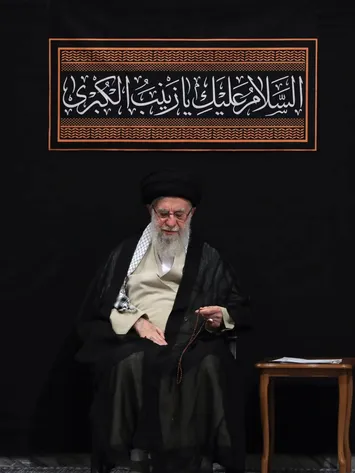 تصاویر| آخرین تصاویر رهبر انقلاب در مراسم اربعین حسینی