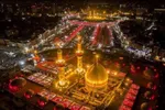 عکس | علی لاریجانی در حلقه محاصره محافظان عراقی