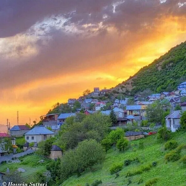 طبیعت زیبای روستای چهاردانگه ، ساری ؛ استان مازندران
