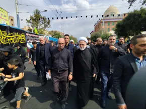 تصاویر/ راهپیمایی موتوری مشهدی‌ها در حمایت از «وعده صادق ۳»