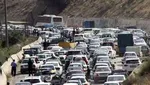 ترافیک سنگین در برخی مقاطع محور کندوان و آزادراه کرج ـ قزوین ـ کرج