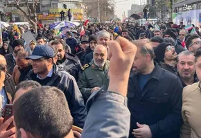 تصاویر/ راهپیمایی موتوری مشهدی‌ها در حمایت از «وعده صادق ۳»
