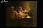 عکس / اثر جدید روح الامین؛ شجاعتِ حسینی