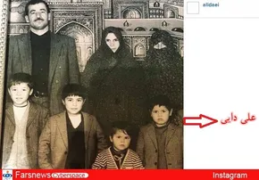 عكس/ دایی و حمید گودرزی در فرودگاه