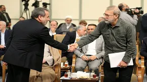 عکس/ دیدار رئیس مجلس بلژیک با شمخانی