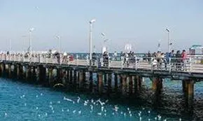 تصاویر / نخستین تصاویر از اسکله موقت آمریکایی‌ها در سواحل غزه