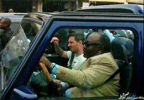 عکس/ پای چپ مسی طلایی شد!
