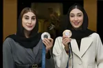 ناهید کیانی طلا گرفت