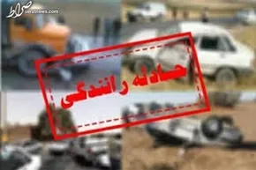 فیلم / تصاویری از بسته شدن بزرگراه شهید هاشمی به علت سانحه رانندگی