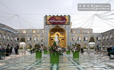 تصاویر| حال و هوای مشهد مقدس در روز عید مبعث