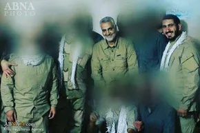 عکس/سردارسلیمانی وفرمانده پاکستانی