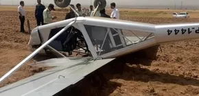 فیلم| برخورد هواپیما با عابر پیاده در باند فرودگاهی در آمریکا 